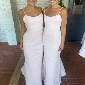 Amsale Bridesmaid Dress Moe GB100A in shade ballet